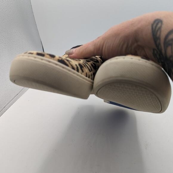 Rothy's Desert Camo Cat The Sneaker Print Slip On Loafer Sneaker Animal  8.5 - Picture 8 of 10